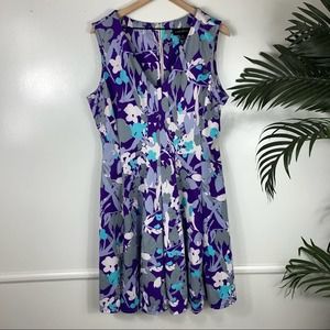 Lane Bryant Purple Dress Womens Plus 18